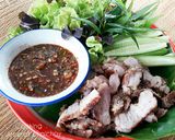 รูปขั้นตอนการทำที่ 4 ของ หมูปลาร้าน้ำจิ้มแจ่ว