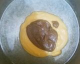 A picture of step 12 of Zebra bread pudding.