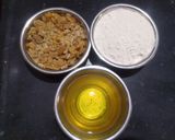 A picture of step 1 of Sukhdi Gud Papdi.