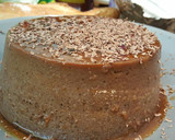 Foto del paso 4 de la receta: Flan de chocolate, caramelo y almendras