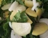 Spinach onion pakoda recipe step 2 photo