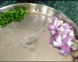 A picture of step 1 of मटर चाट.