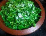 A picture of step 2 of Sweet Corn - Palak Subzi.