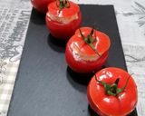 Foto del passaggio 6 della ricetta Pomodori ripieni di tonno, uova e maionese