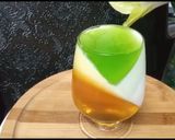 A picture of step 11 of Icecrem jello||vanilla ice cream jello dessert.