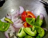 A picture of step 3 of Soya chunks Manchurian.