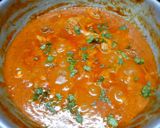 A picture of step 7 of Chettinad chicken curry.