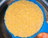 A picture of step 1 of Thirunelveli halwa.