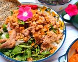 Hình bước làm 4 của món Gỏi bò rau má