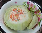 กะหล่ำปลีไส้ไข่ตุ๋น วิธีทำสูตร 8 รูป