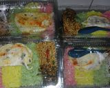 Foto langkah ke 6 dari resep Nasi pelangi.