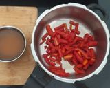A picture of step 3 of Gajar / Carrot Halwa in pressure cooker.