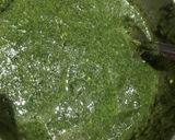A picture of step 2 of Aaloo in Palak Gravy.