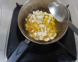 A picture of step 3 of Boondi laddu.