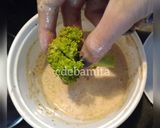 A picture of step 3 of Broccoli Tempura Fry (no onion garlic).