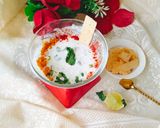 A picture of step 5 of Mint Garlic Dip 😋 Herbed yogurt Curd Dip.