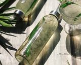 Hình bước làm 1 của món Nước nha đam đường phèn