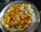 A picture of step 3 of Malai Gobhi.