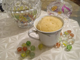 Mug cake in microwave