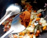 A picture of step 6 of Vegetable proso Millet one pot meal.