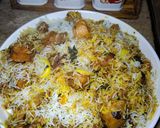 A picture of step 8 of Bombay Biryani.