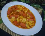 Foto langkah ke 5 dari resep Sosis Telur Asam Manis.