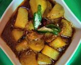 A picture of step 3 of Turnips (Shalgam) curry.