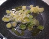 A picture of step 3 of Fresh Pork Collar with Rosemary Oil and Leek Cream.