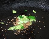 A picture of step 7 of Khaman dhokla.