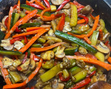 Foto del paso 9 de la receta: ÑOQUIS DE PAPA y AVENA Salsa Boloñesa/Verduras Salteadas
