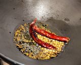 A picture of step 2 of Coriander leaves chutney.