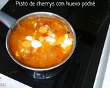 Foto del paso 7 de la receta: Pisto de Cherry con Huevo Poché
