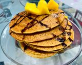 A picture of step 20 of Mango Pancakes (Wheat based & Eggless).