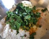 A picture of step 2 of Dudhi muthiya.