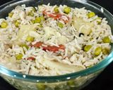 A picture of step 5 of Vegetables Pulao.