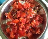 Une image de l'étape 2 de Salade de riz épicée aux légumes et anchois sauce crème.