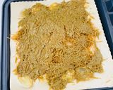 A picture of step 3 of Pistachio baklava waffle.