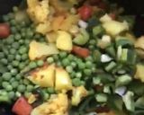 A picture of step 4 of Mix sabzi / mix veggies.