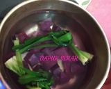 Foto langkah ke 3 dari resep Agar agar ubi ungu simple.