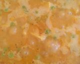 A picture of step 5 of Tofu matar masala.