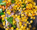 A picture of step 2 of Sweet Corn rice.