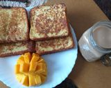 A picture of step 9 of Flax Seed French Toast. #4weekschallenge.