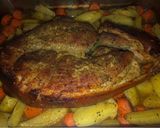 Sörben pácolt bőrös sertéscomb 🍖 recept fázis 4 fotója