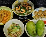 Hình bước làm 5 của món Bữa cơm với các món hải sản