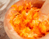 Foto del paso 4 de la receta: Mutabbal de calabaza. Puré de calabaza frío o templado
