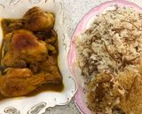 عکس مرحله 1 از دستور رشته پلو با مرغ پرتقالی 🍚🍊🍗