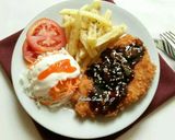 Foto langkah ke 5 dari resep Chicken Katsu Saus Teriyaki.