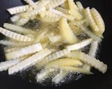 A picture of step 1 of Honey chilli fries.
