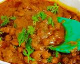 A picture of step 7 of Chana Masala Curry.