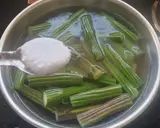 A picture of step 2 of Drumstick masala curry.